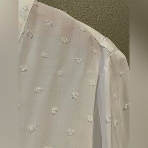 Jane and Delancey White Clip Dot